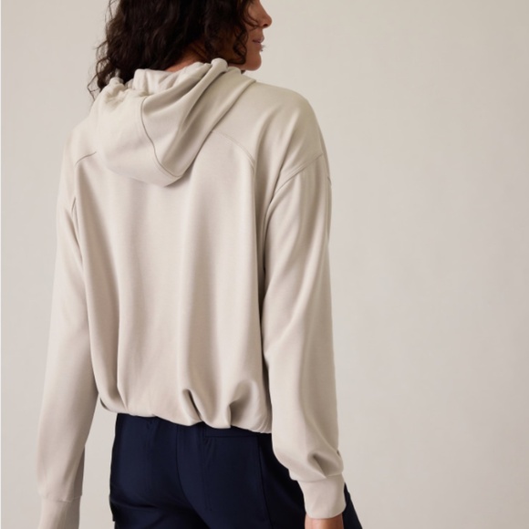 Athleta Seasoft bubble hem hoodie - Picture 3 of 7